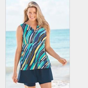 Tankini top with underwire size 28.